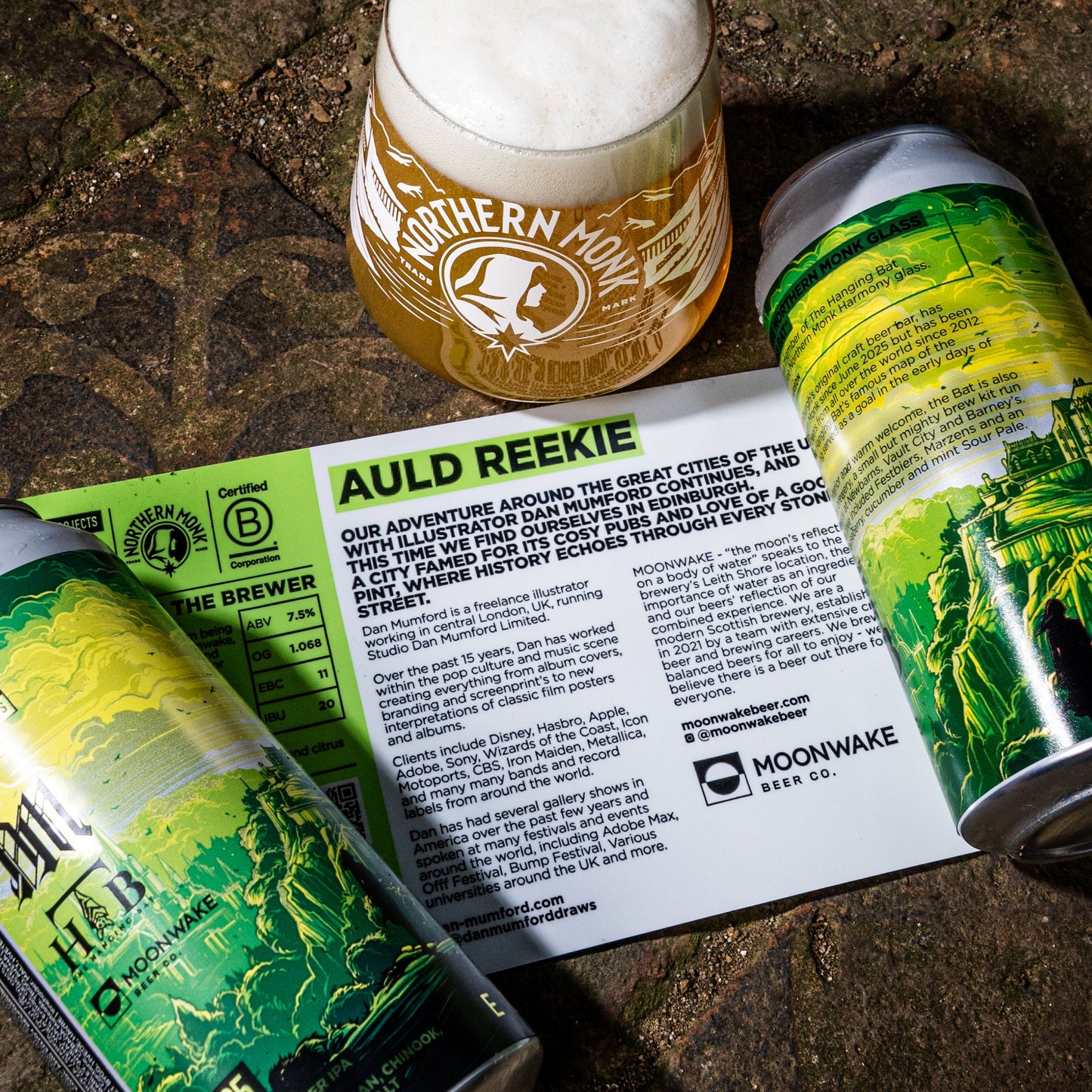 EDINBURGH // DAN MUMFORD w/ MOONWAKE // SALTED JUNIPER IPA // 7.5%