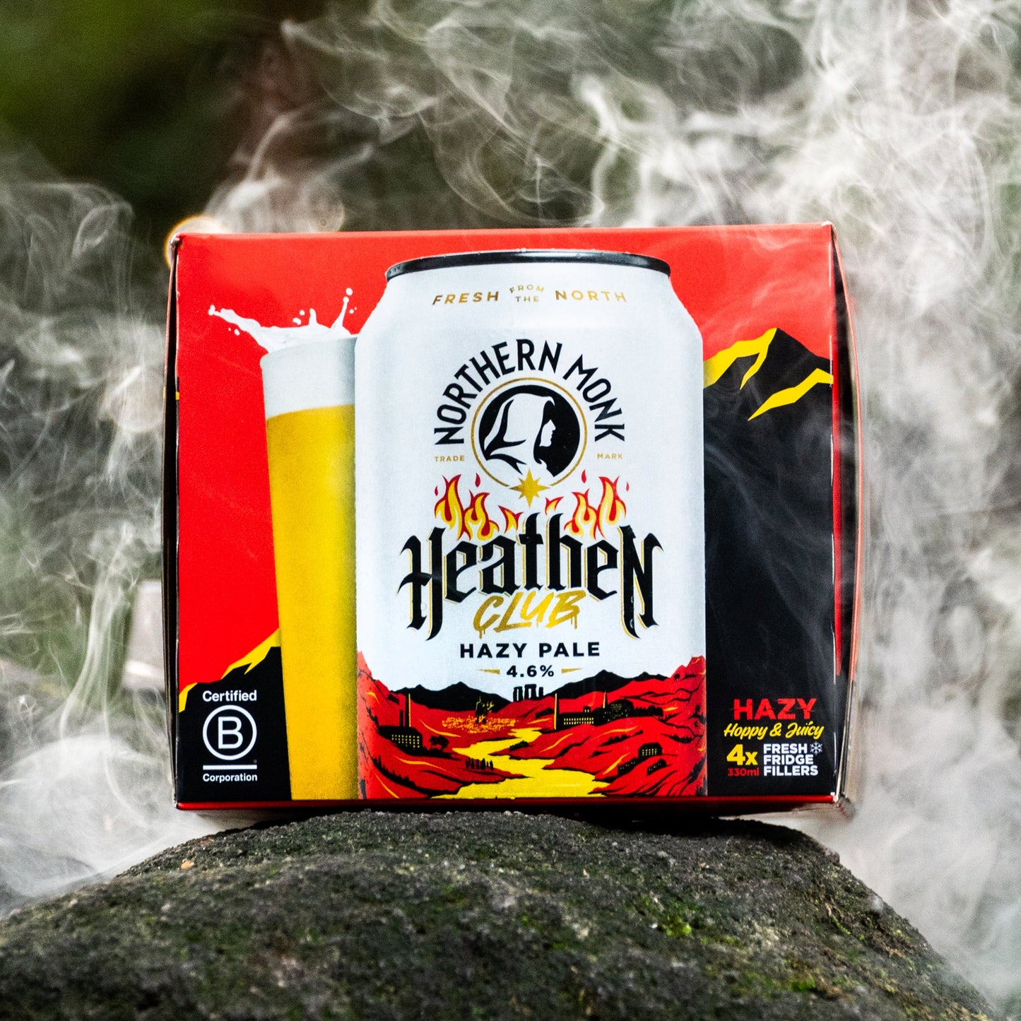 HEATHEN CLUB // CLUBHOUSE HAZY PALE ALE // 330ML // 4.6%
