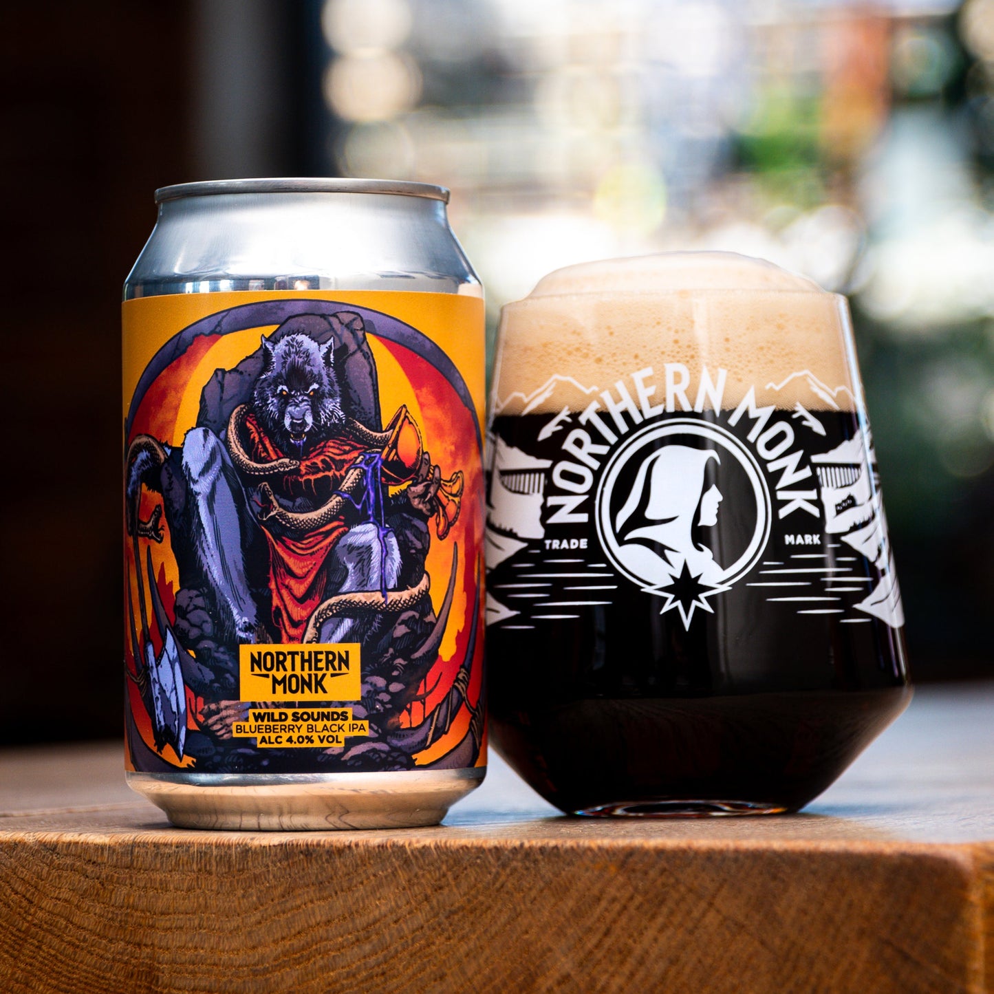 WILD SOUNDS // HEATHEN SOUNDS // BARBARIAN HERMIT // BLUEBERRY BLACK IPA // 4.0%