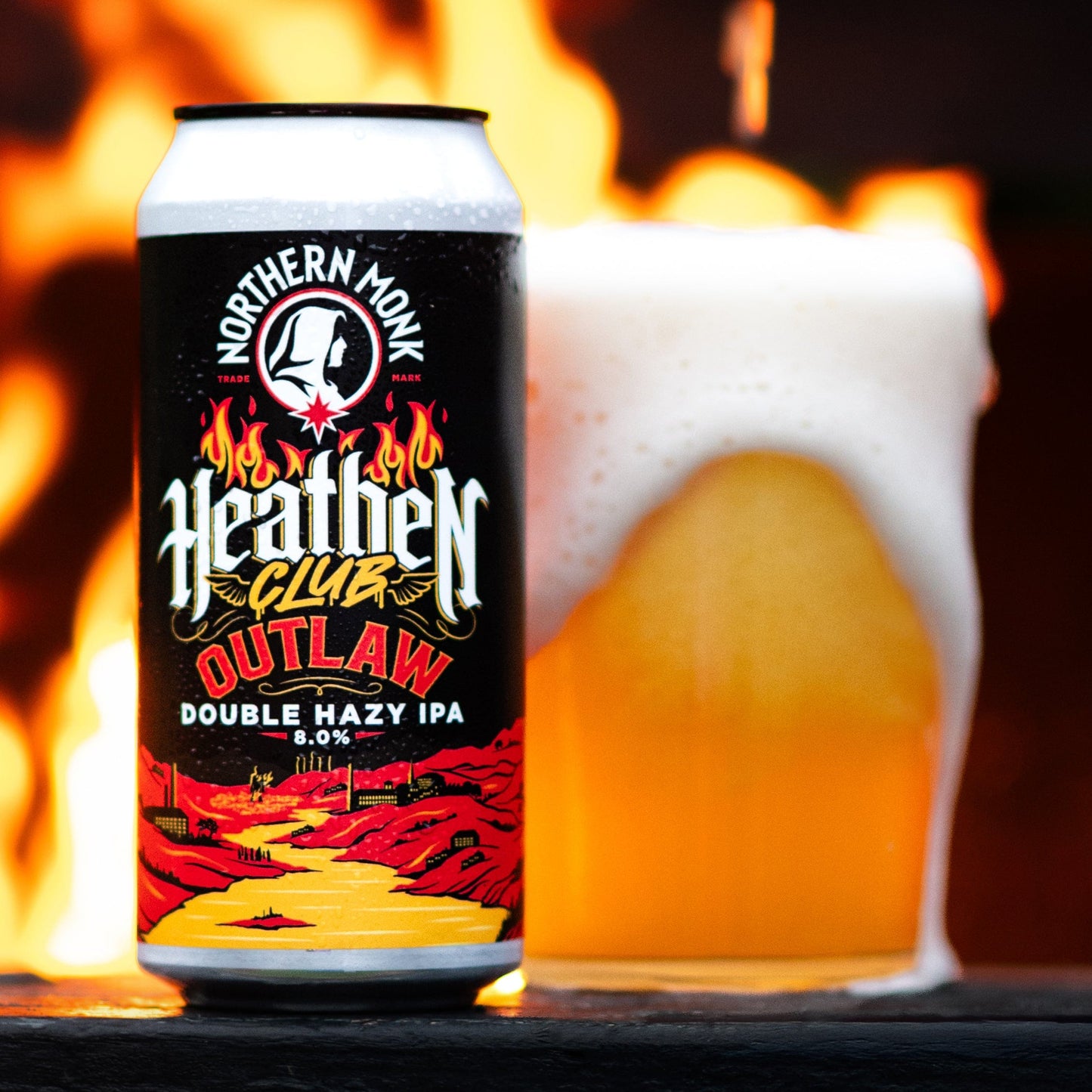 HEATHEN CLUB OUTLAW // DOUBLE HAZY IPA // 8.0%