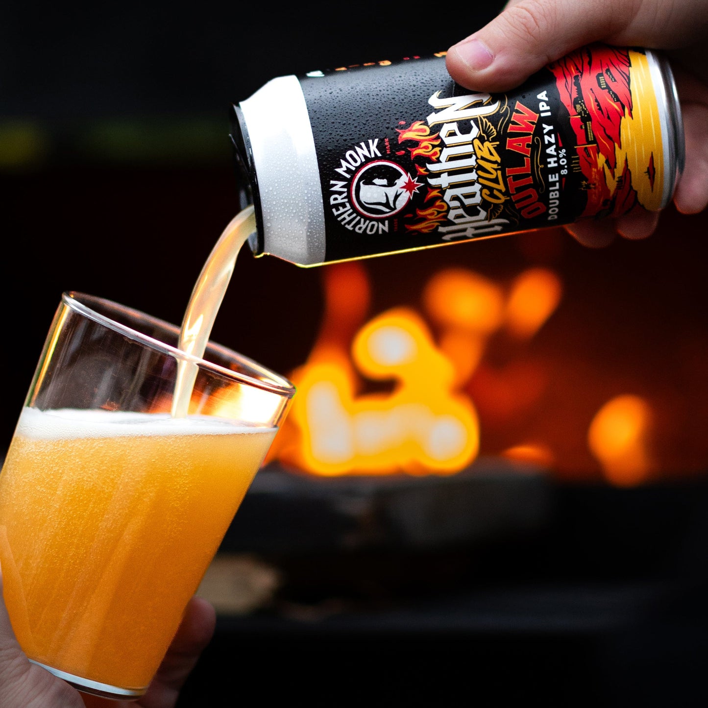 HEATHEN CLUB OUTLAW // DOUBLE HAZY IPA // 8.0%